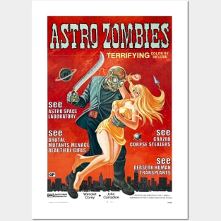 Classic Science Fiction Movie Poater - Astro Zombies Posters and Art